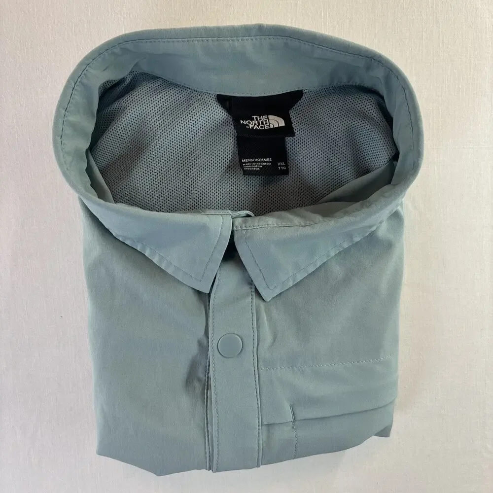 The North Face Men’s Outdoor Performance Shirt Size XXL Blue Short Sleeve Vented